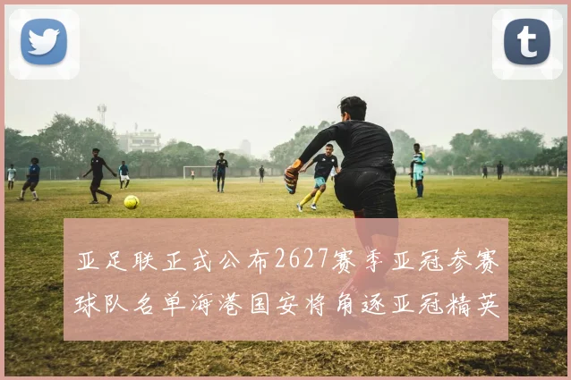 亚足联正式公布2627赛季亚冠参赛球队名单海港国安将角逐亚冠精英联赛